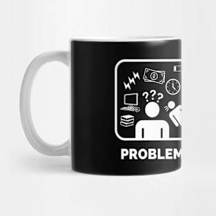 Problem solved Soccer Funny Meme Mug